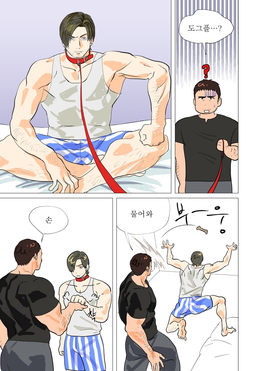 leon s. kennedy and chris redfield (resident evil and 1 more) drawn by 123456dyom