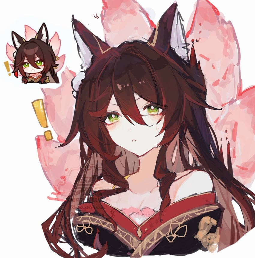 tingyun and fugue (honkai and 1 more) drawn by nonoko_(1k6sx1encx45226)