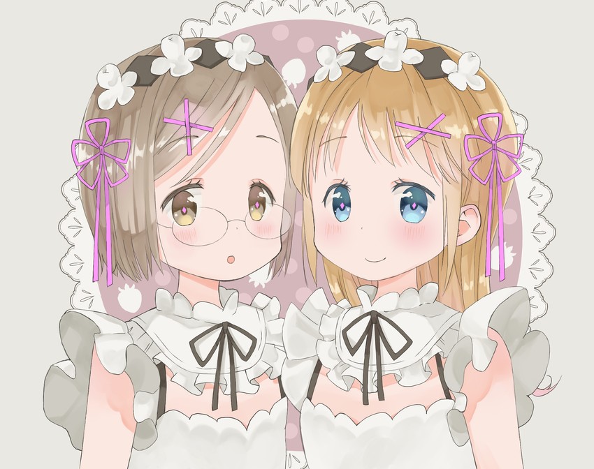 ana coppola and sakuragi matsuri (re:zero kara hajimeru isekai seikatsu and 1 more) drawn by nanoningen_(anapoko)