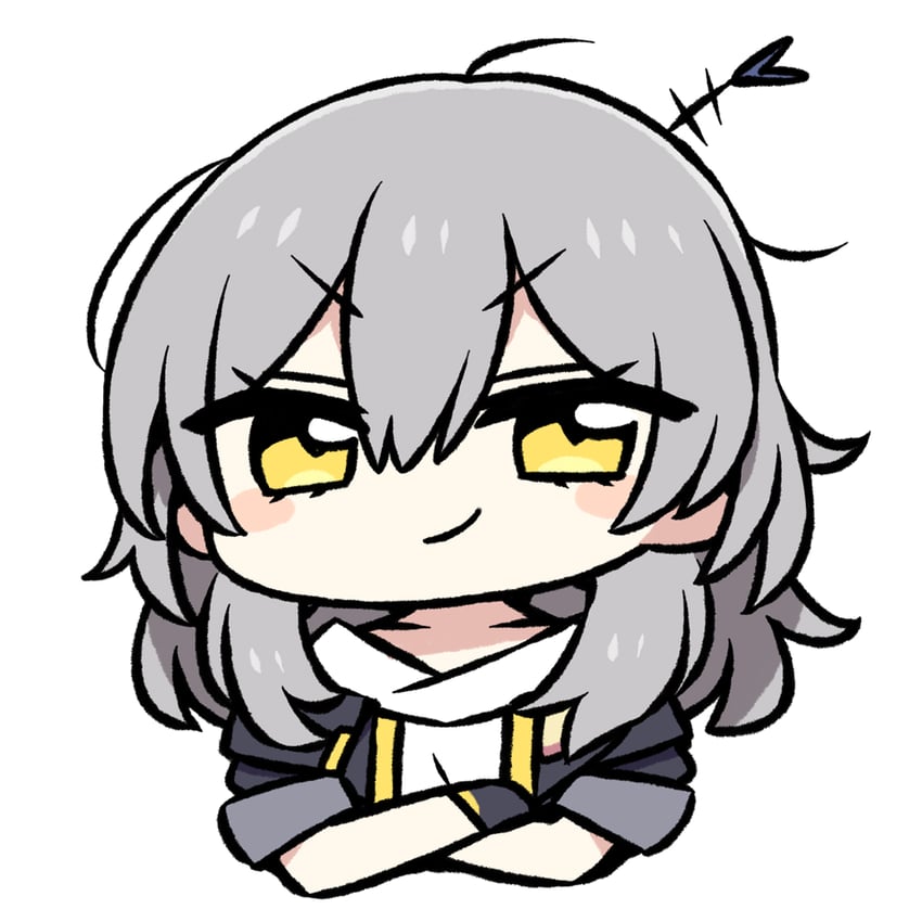 trailblazer and stelle (honkai and 1 more) drawn by chan_co