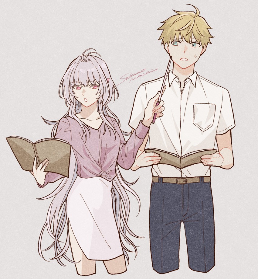 merlin and arthur pendragon (fate and 3 more) drawn by sakanomachico