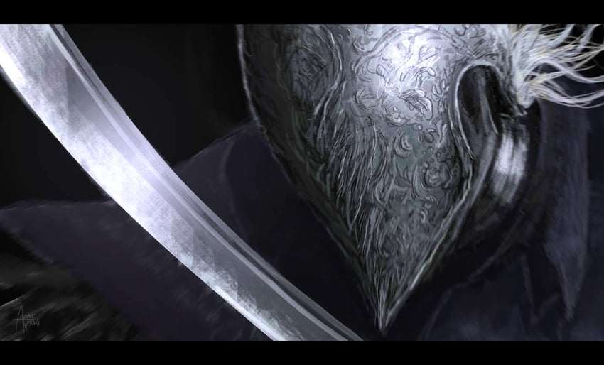 bloody crow of cainhurst (bloodborne) drawn by azure_meraki