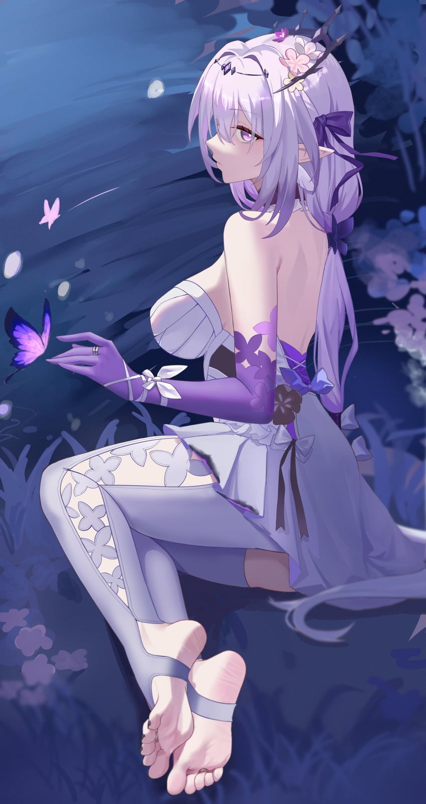castorice (honkai and 1 more) drawn by yizi_(yizi_official)