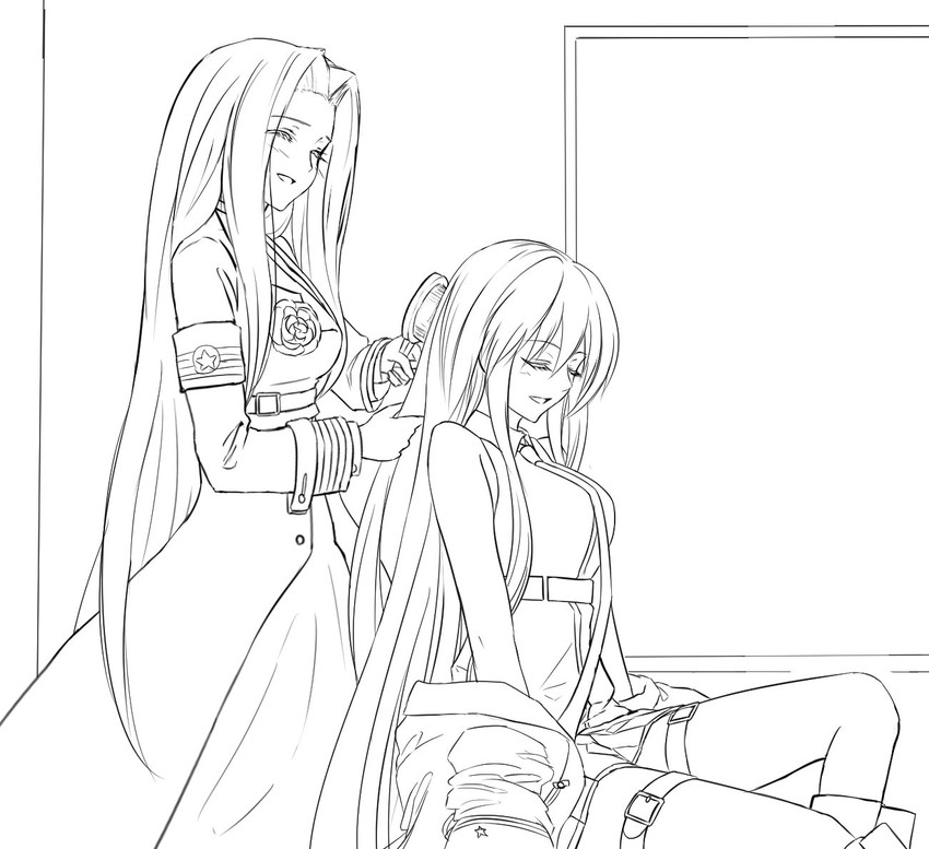 enterprise and yorktown (azur lane) drawn by aiu_eo