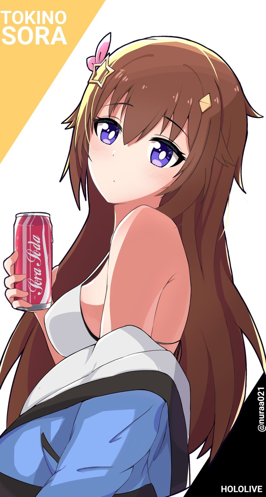 tokino sora (hololive and 1 more) drawn by iffyru
