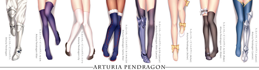 artoria pendragon, saber, saber alter, saber lily, and santa alter (fate and 1 more) drawn by geduan