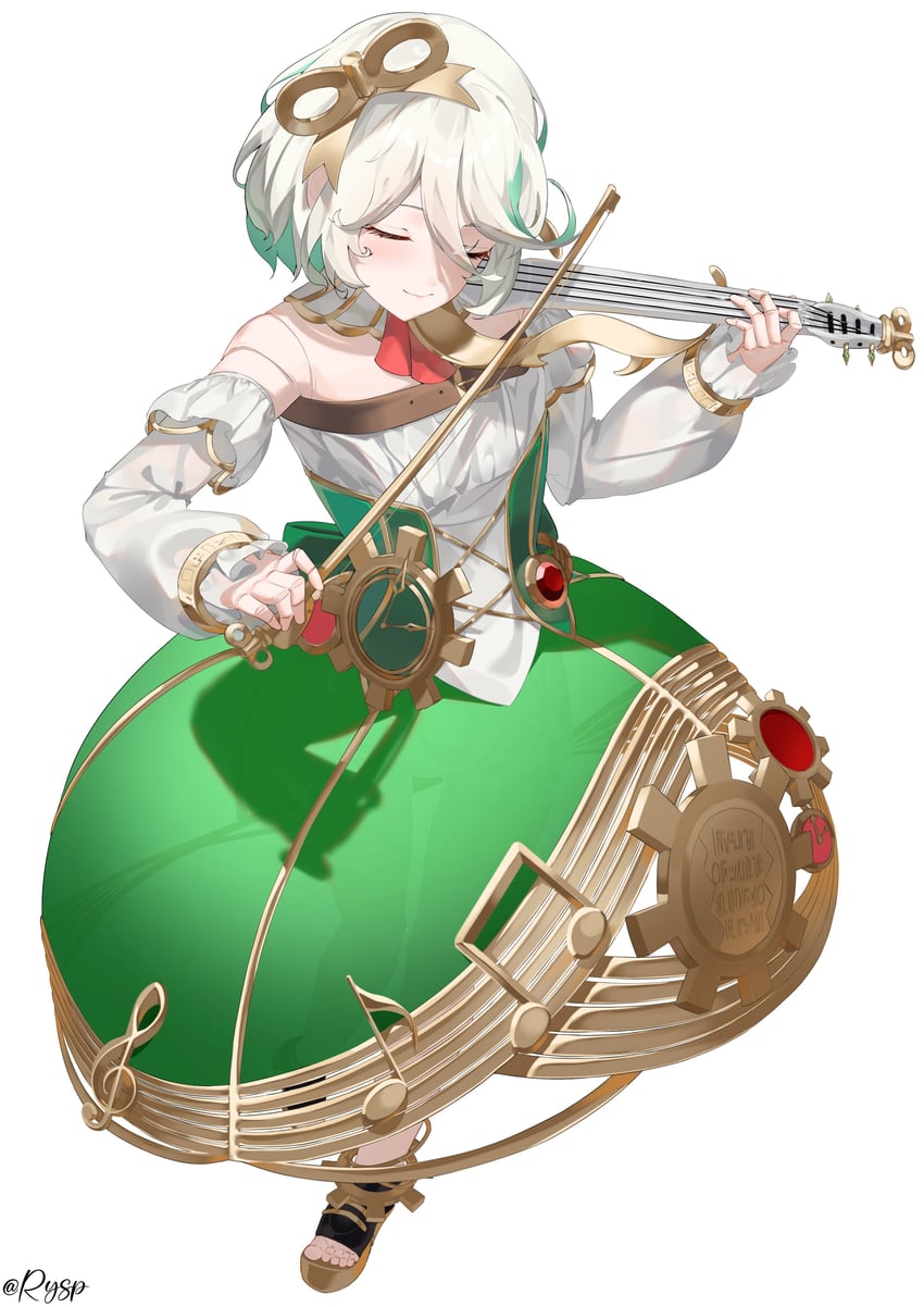 cecilia immergreen (hololive and 1 more) drawn by rysp