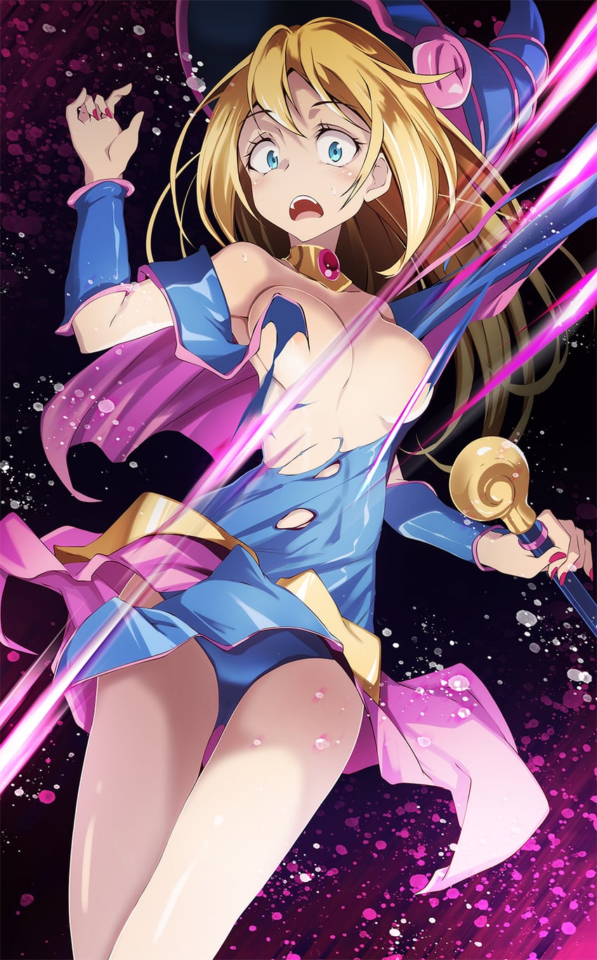 dark magician girl (yu-gi-oh!) drawn by tsukishiro_saika