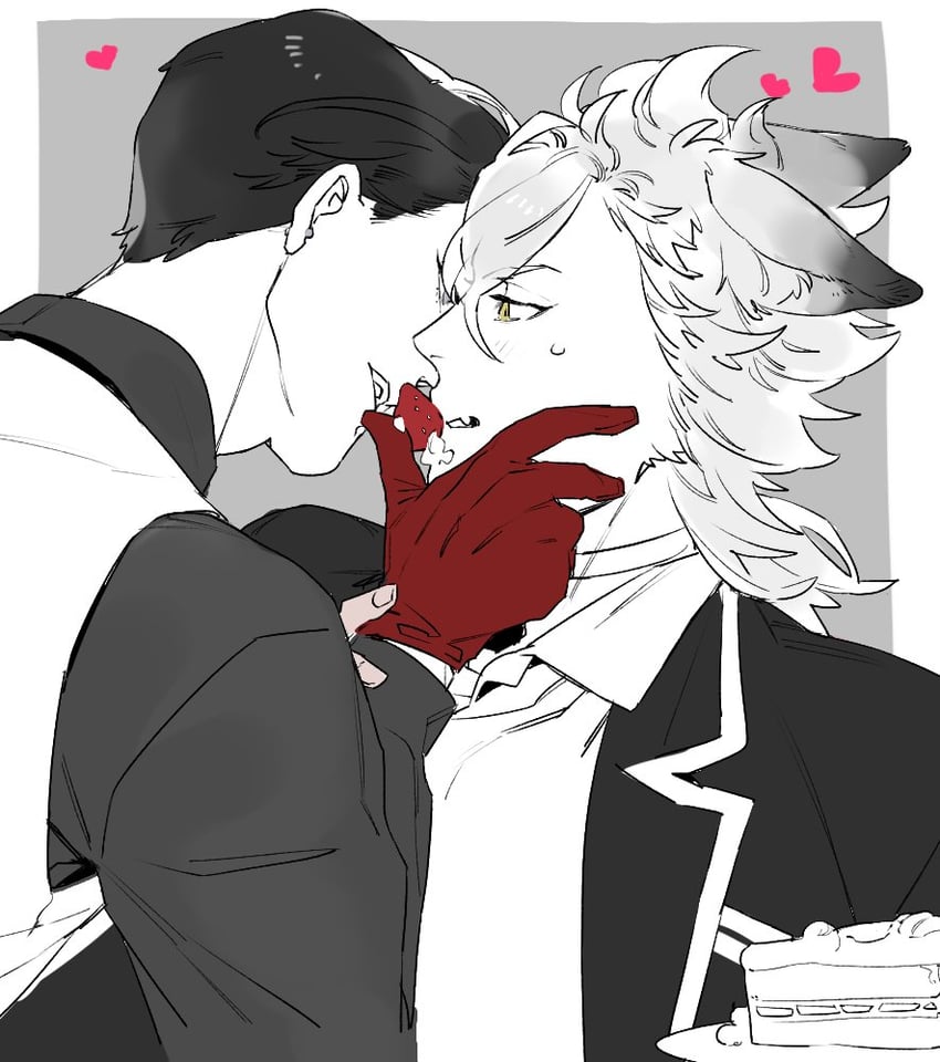 jack howl and divus crewel (twisted wonderland) drawn by shi646