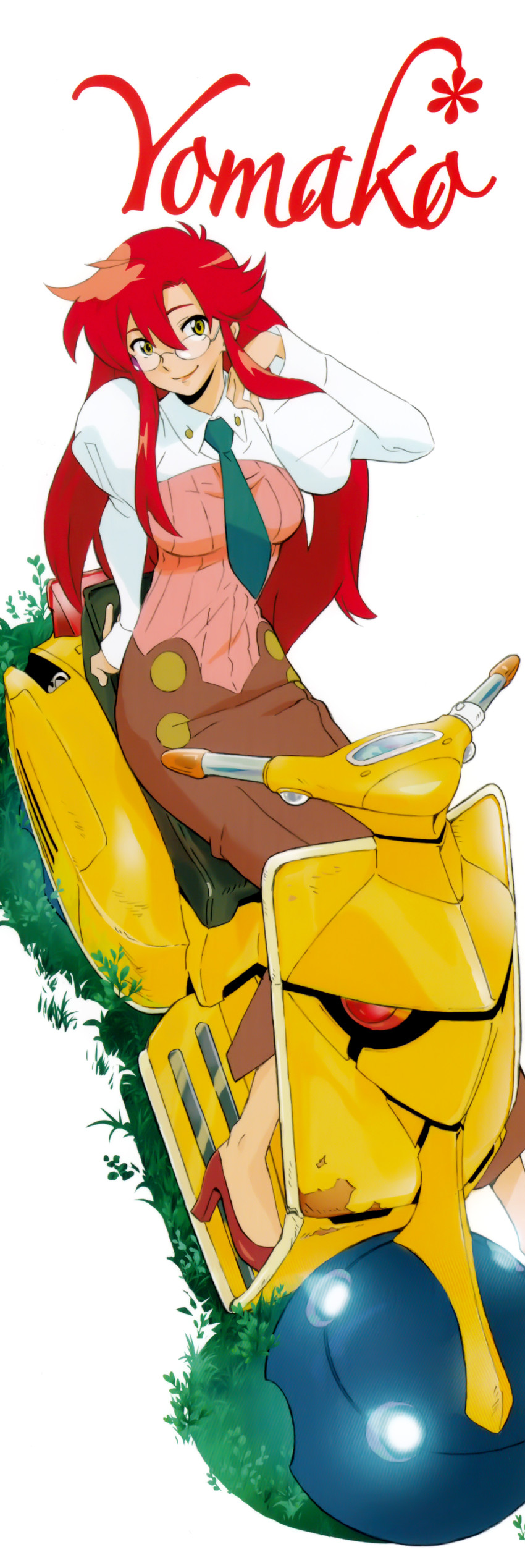yoko littner and yomako (tengen toppa gurren lagann) drawn by sushio
