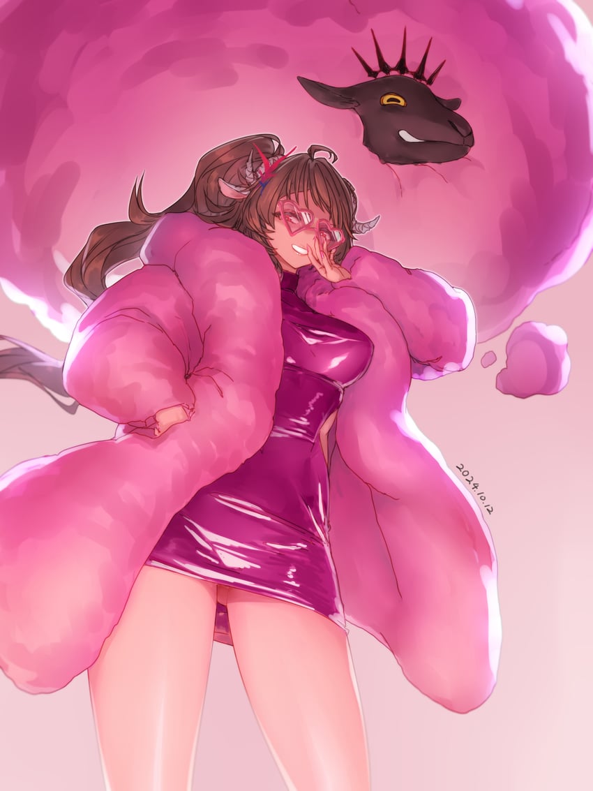 eyjafjalla, eyjafjalla the hvit aska, and dolly (arknights) drawn by qingmingtongzi