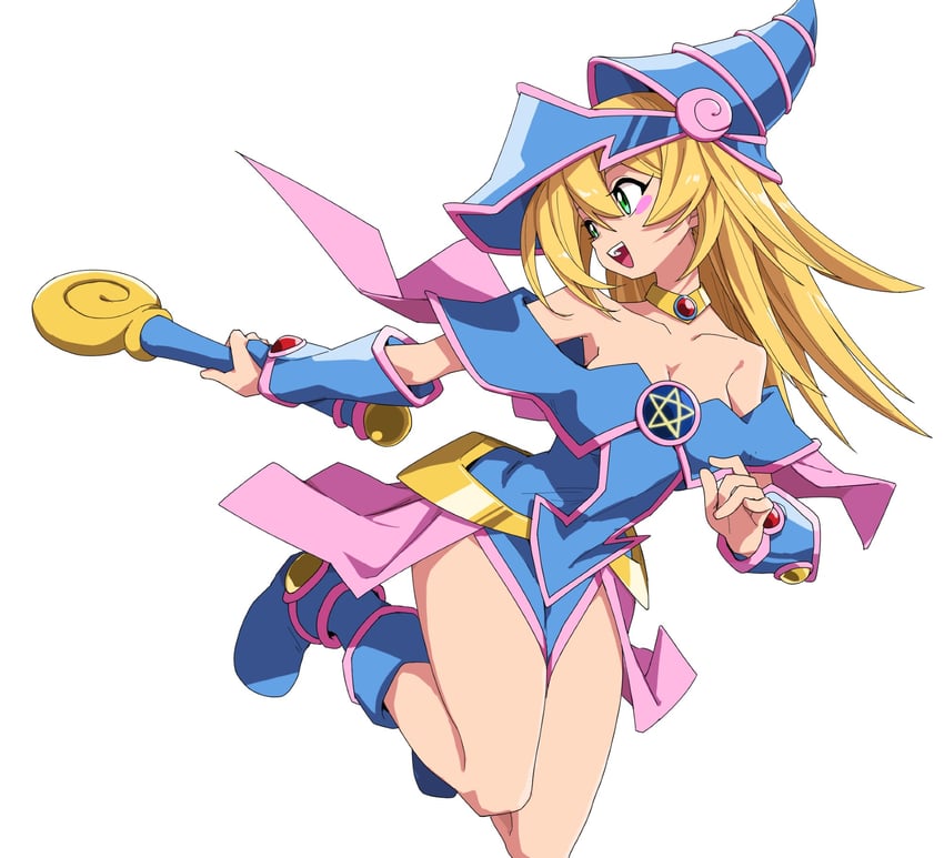 dark magician girl (yu-gi-oh!) drawn by yachima_tana
