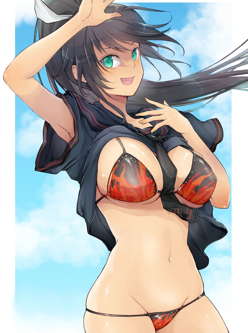 homura (senran kagura and 1 more) drawn by kinako_(mzknk0)