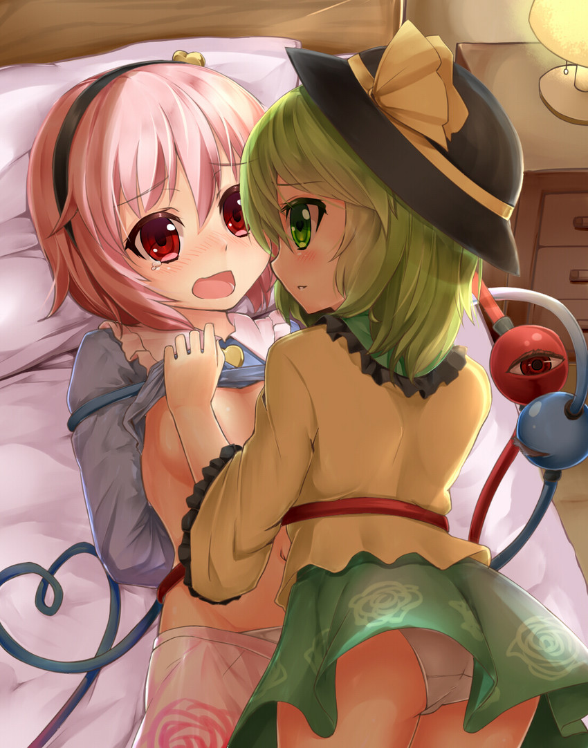komeiji koishi and komeiji satori (touhou) drawn by chiroshiron