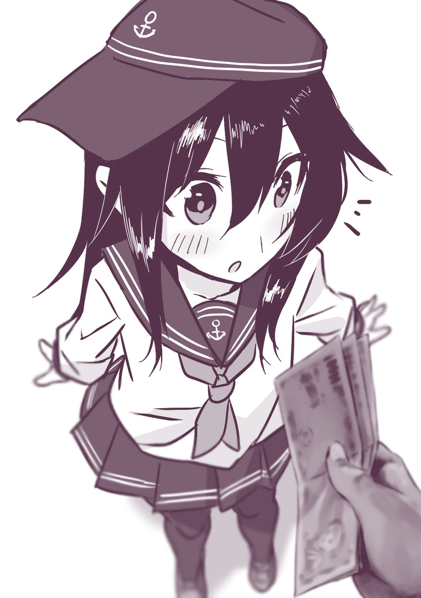 akatsuki (kantai collection) drawn by blew_andwhite
