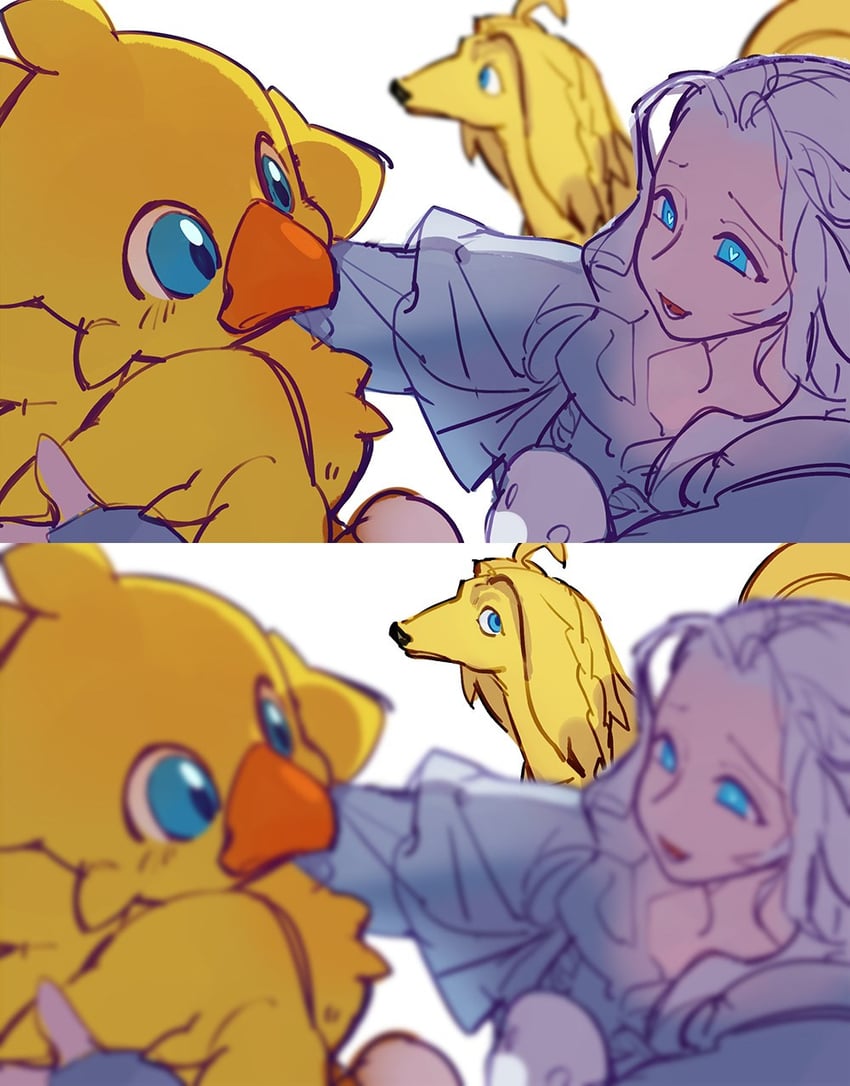 venat, argos, and alpha (final fantasy and 1 more) drawn by pydiyudie