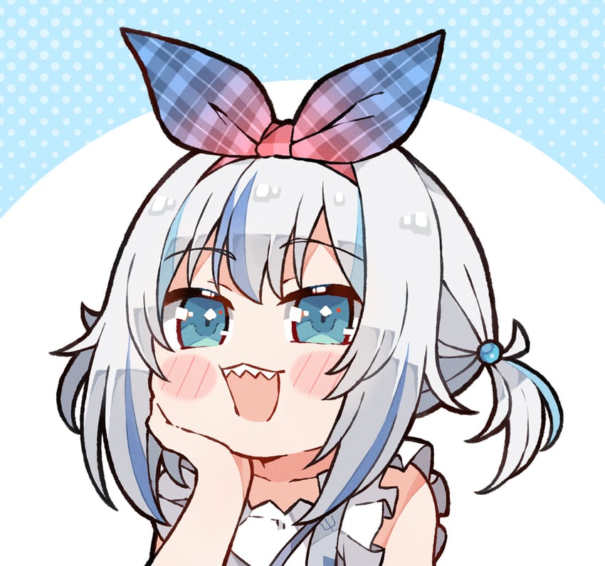 gawr gura (hololive and 1 more) drawn by kukie-nyan