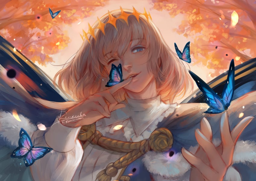 oberon (fate and 1 more) drawn by renrenka_noi