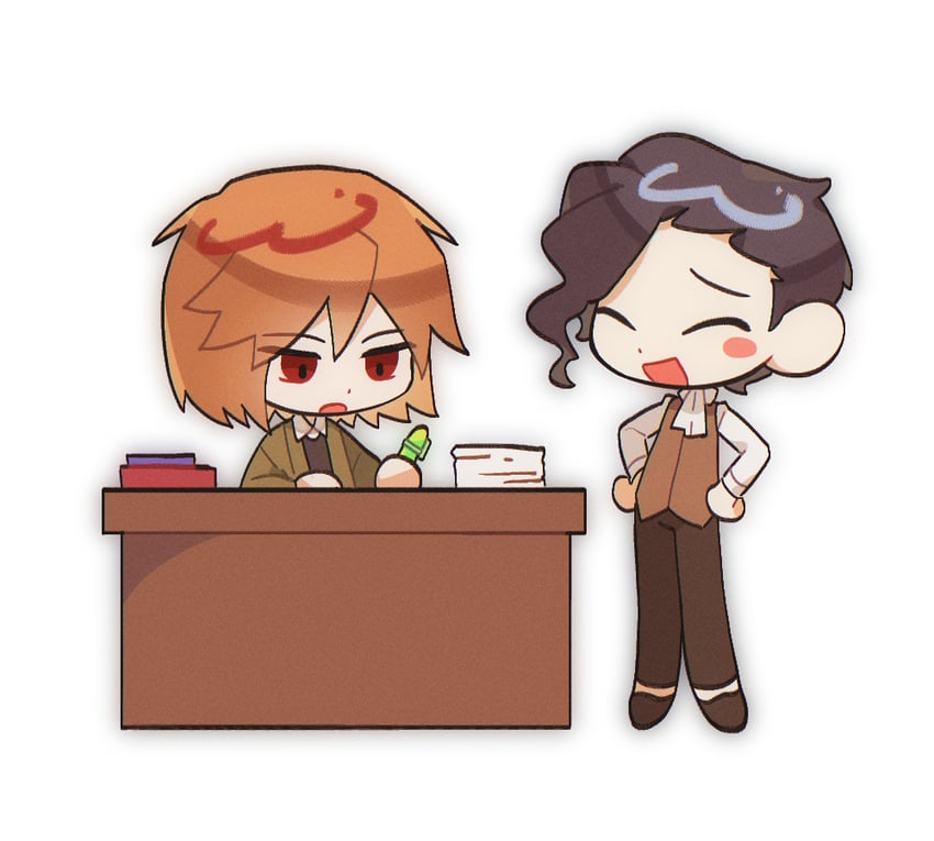 harada mutei and utsugi rangiri (saibou shinkyoku) drawn by jjeom