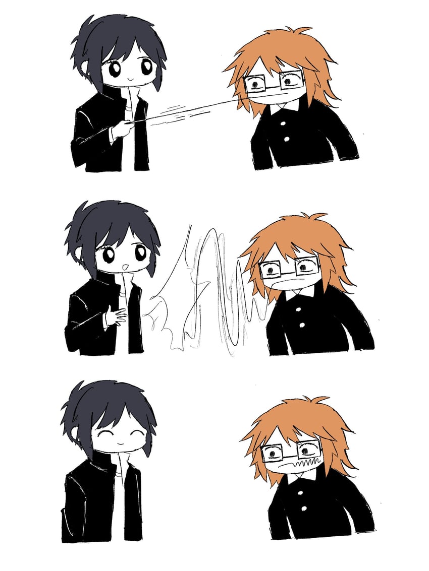 randal ivory and tsukada satoru (randal's friends) drawn by nagi_0sa0
