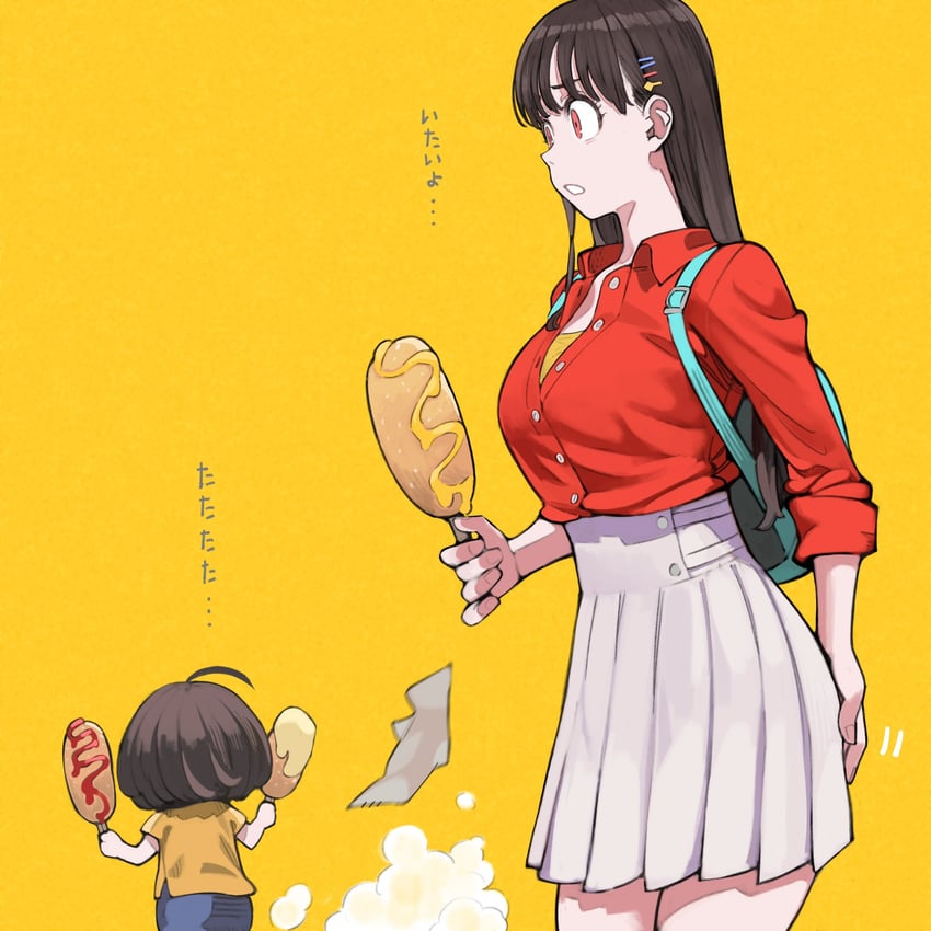big sister and little sister (original) drawn by jun_(navigavi)
