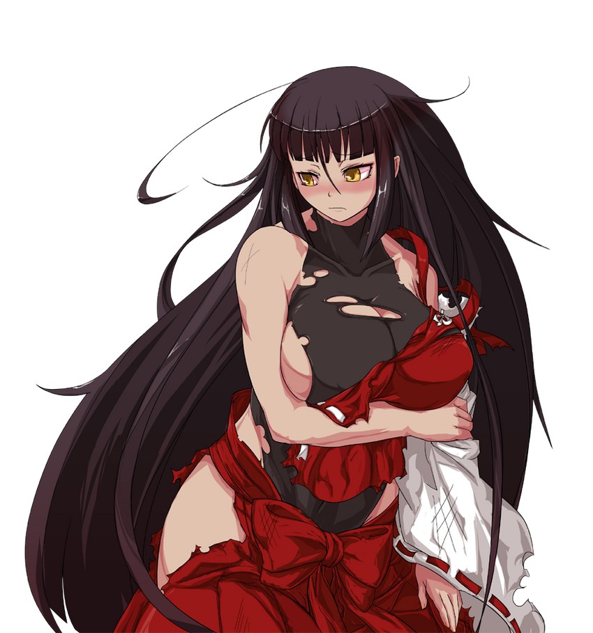 sendai hakurei no miko (original and 2 more) drawn by rekise