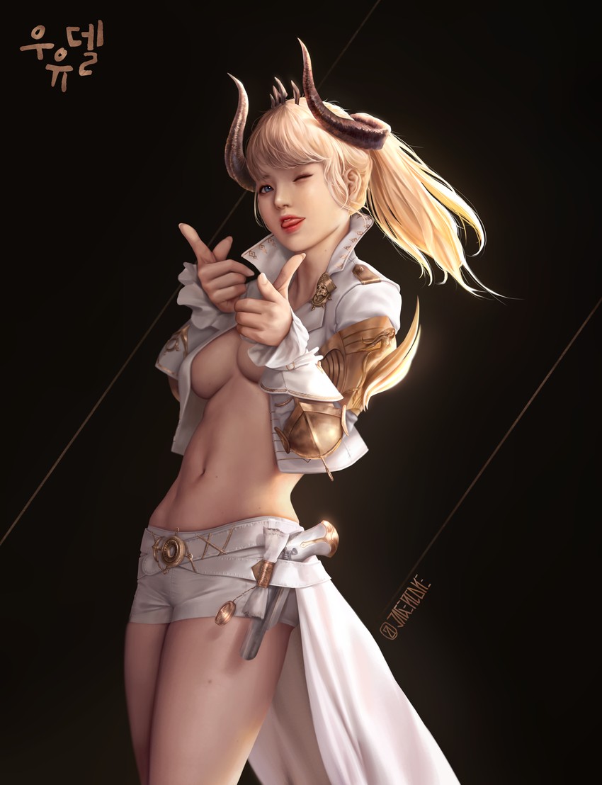 player character (original and 2 more) drawn by jagercoke