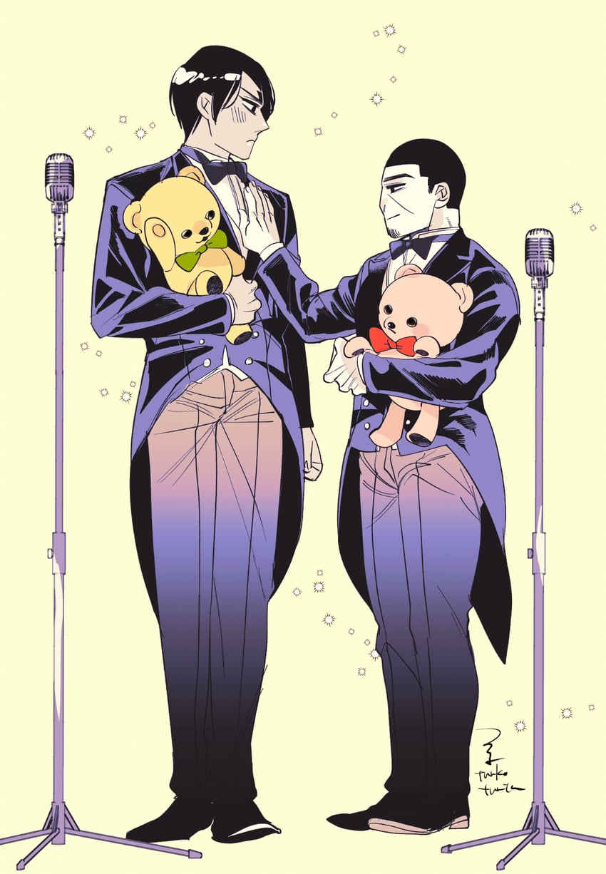 tsukishima hajime and koito otonoshin (golden kamuy) drawn by tsuruko_turuta