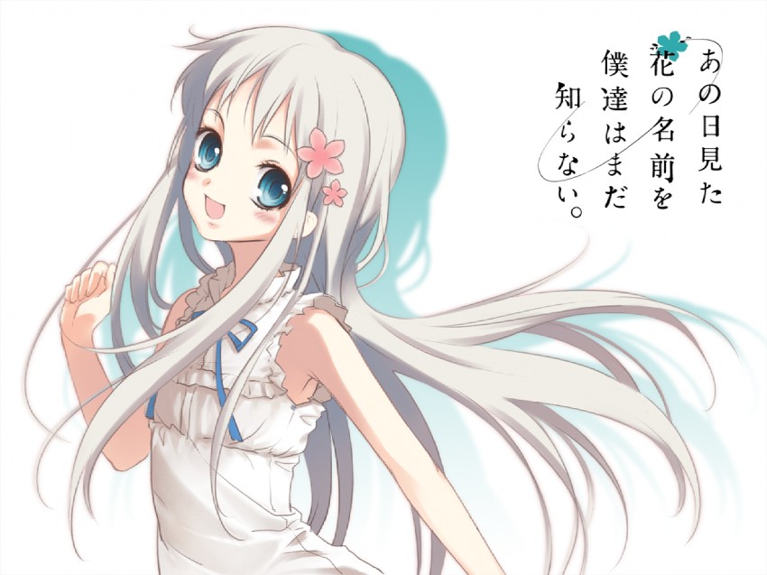 honma meiko (ano hi mita hana no namae wo bokutachi wa mada shiranai.) drawn by hinano1123
