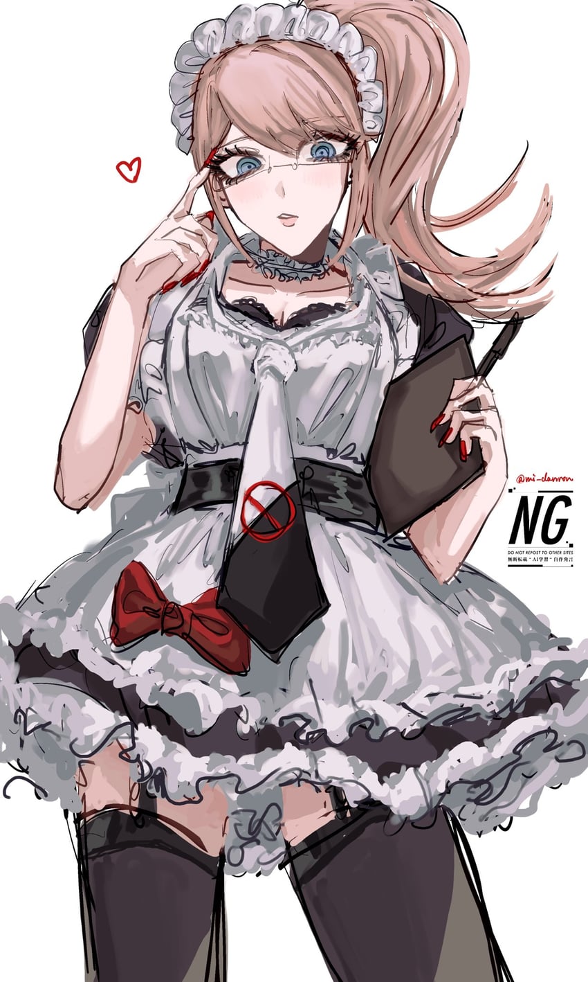 enoshima junko (danganronpa and 1 more) drawn by mi_mi_mi_(mi_danron)