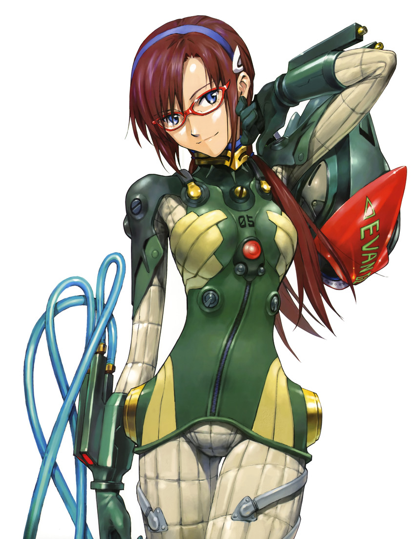 makinami mari illustrious (neon genesis evangelion and 2 more) drawn by sadamoto_yoshiyuki