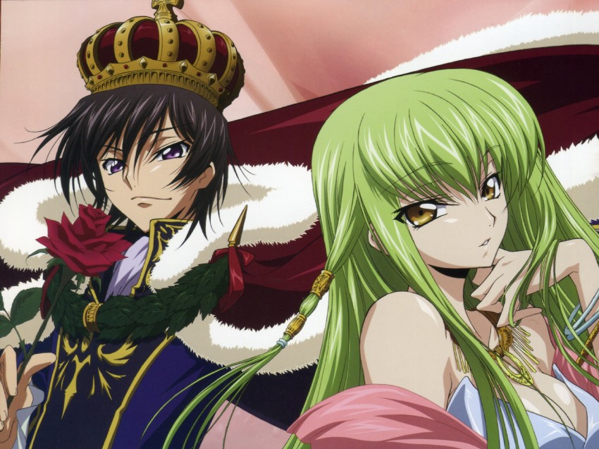 c.c. and lelouch vi britannia (code geass) drawn by kawaguchi_rie