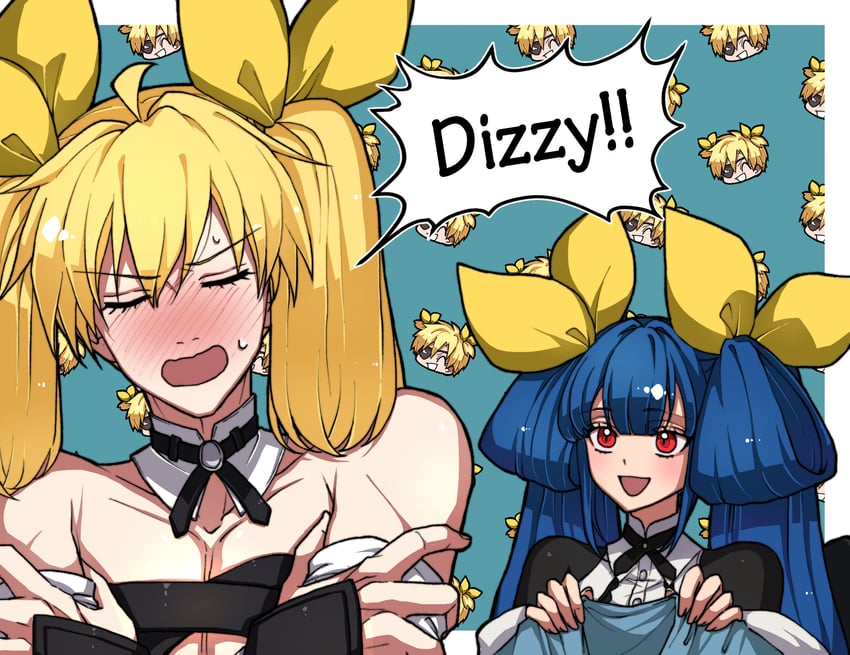 dizzy, ky kiske, and sin kiske (guilty gear and 2 more) drawn by ebi_pri_shrimp