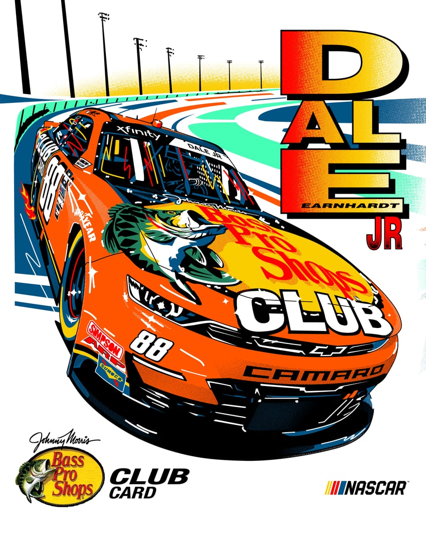 dale earnhardt jr. (real life and 2 more) drawn by ryan_williams