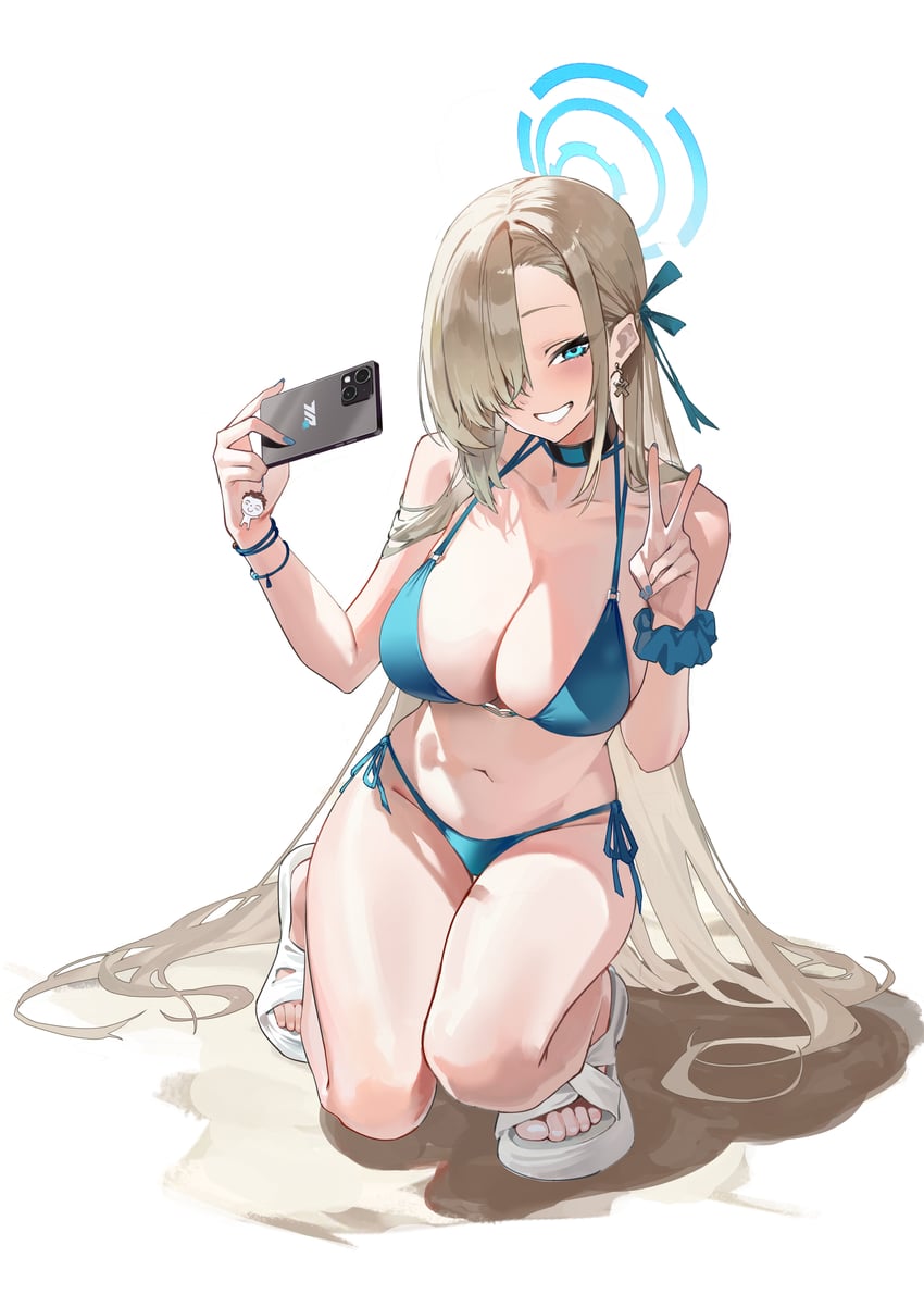 sensei, doodle sensei, and asuna (blue archive) drawn by runfufu
