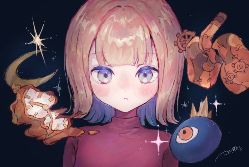 nira-chan (zutto mayonaka de ii no ni and 1 more) drawn by tama_(odi_san_fairy)