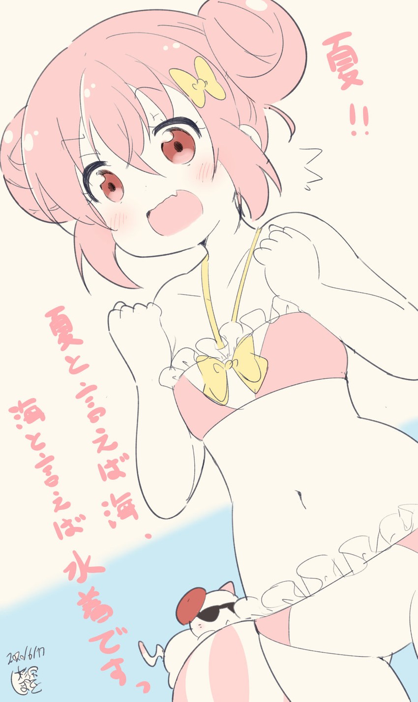 moeta kaoruko and nyaos (comic girls) drawn by aosora_neko