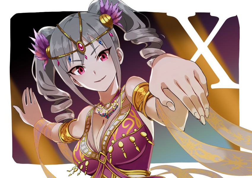 kanzaki ranko and natalia (idolmaster and 1 more) drawn by youhei_(testament)