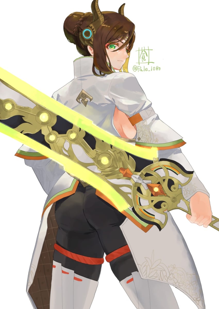 alexandria (xenoblade chronicles and 1 more) drawn by sou_(pale_1080)