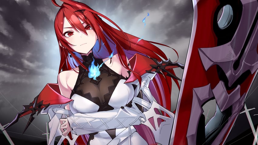 elizabeth rose bloodflame (hololive and 1 more) drawn by yuyaiyaui
