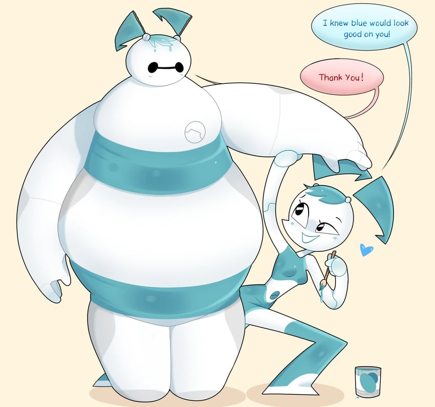 jenny wakeman and baymax (big hero 6 and 1 more) drawn by newboyant