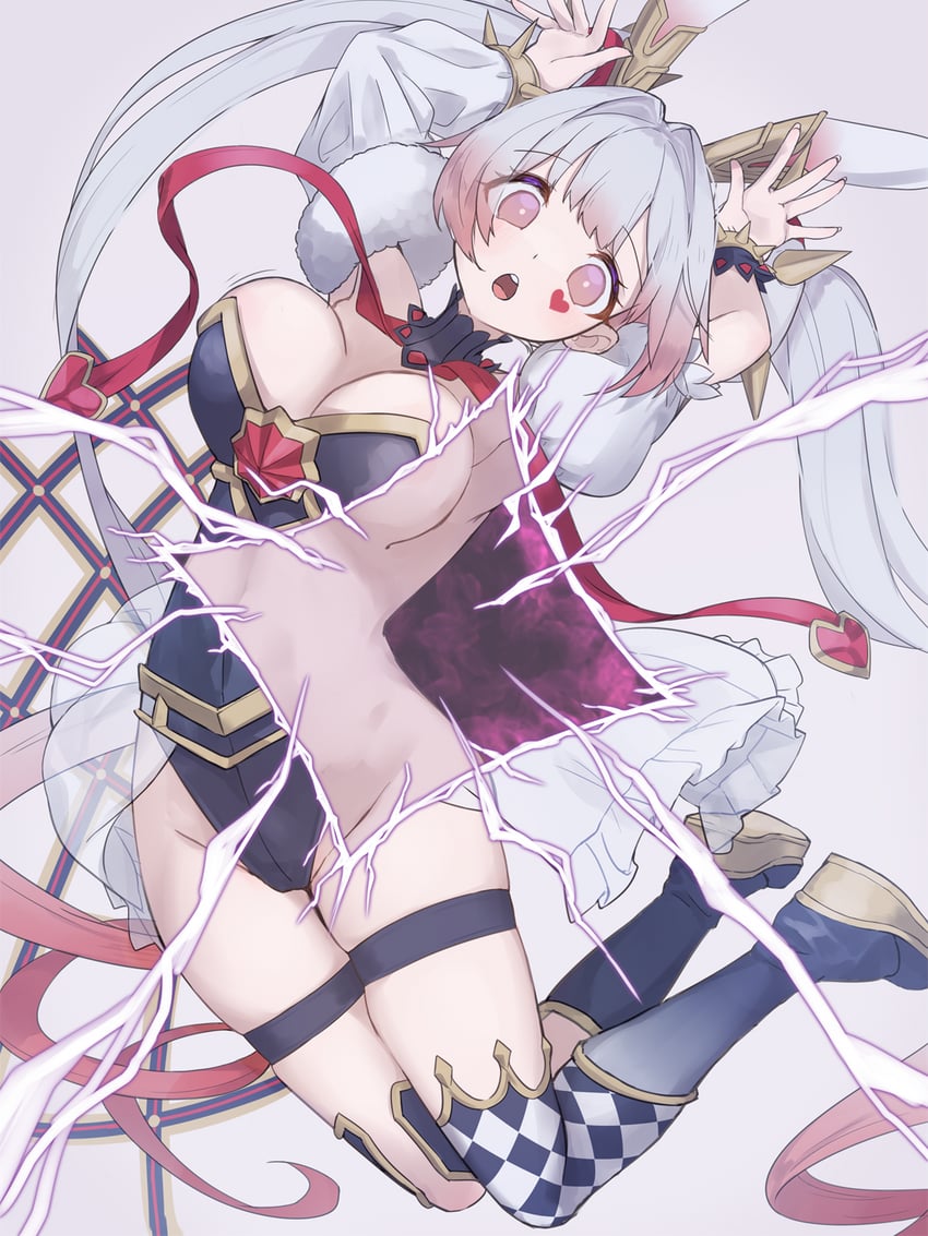 maliss <p> white rabbit and dimensional fissure (yu-gi-oh!) drawn by memento_vivi