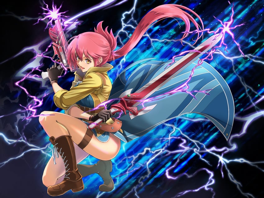 sara valestein (eiyuu densetsu and 2 more) drawn by chiga_akira