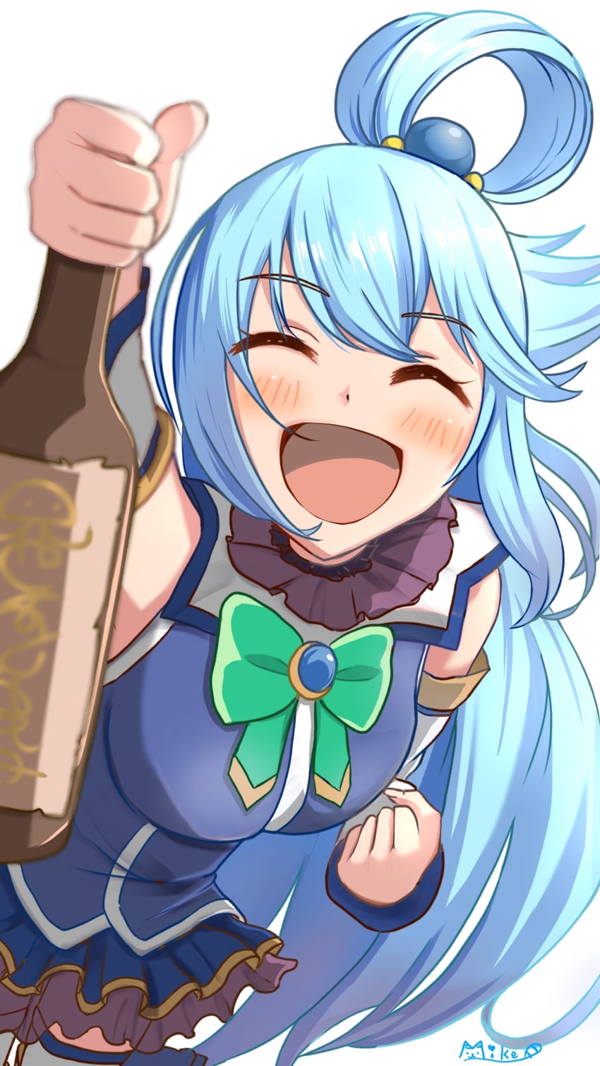 aqua (kono subarashii sekai ni shukufuku wo!) drawn by mike81277424