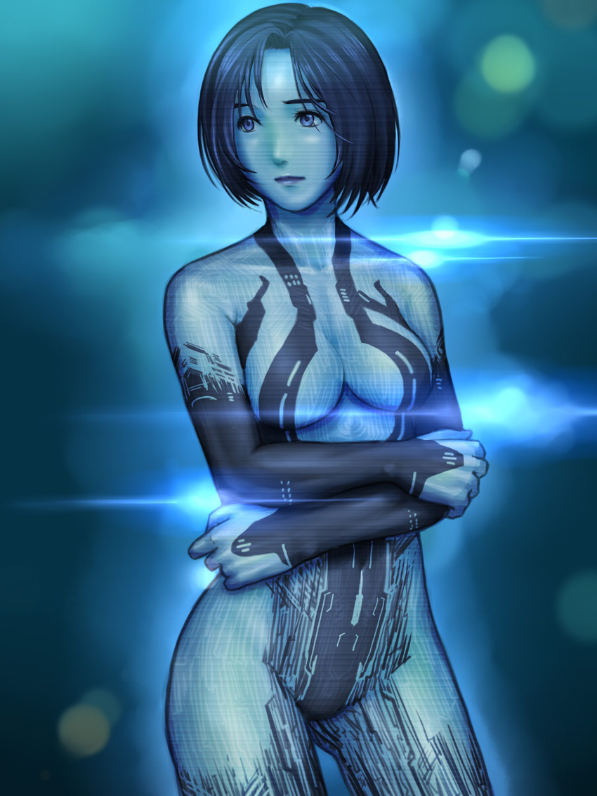 cortana (halo and 1 more) drawn by hdfm