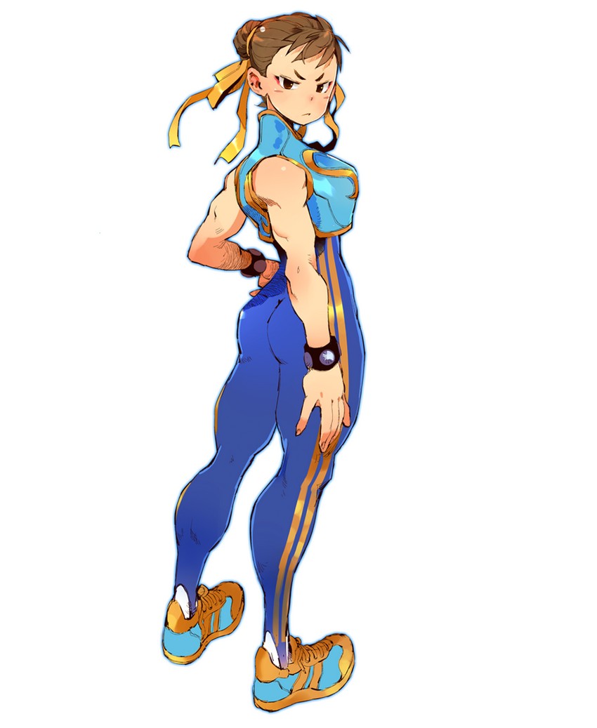 chun-li (street fighter and 1 more) drawn by andrewcockroach