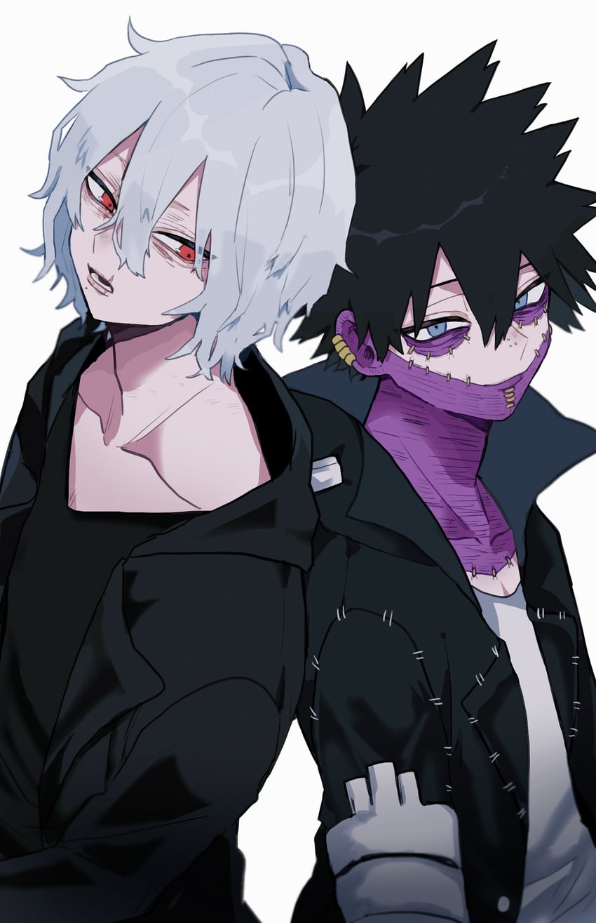 dabi and shigaraki tomura (boku no hero academia) drawn by ametaro_(ixxxzu)