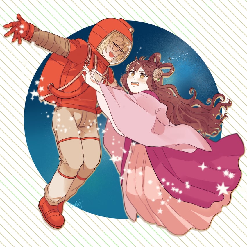paul bunyan, mary anning, and super bunyan (fate and 2 more) drawn by 3zk