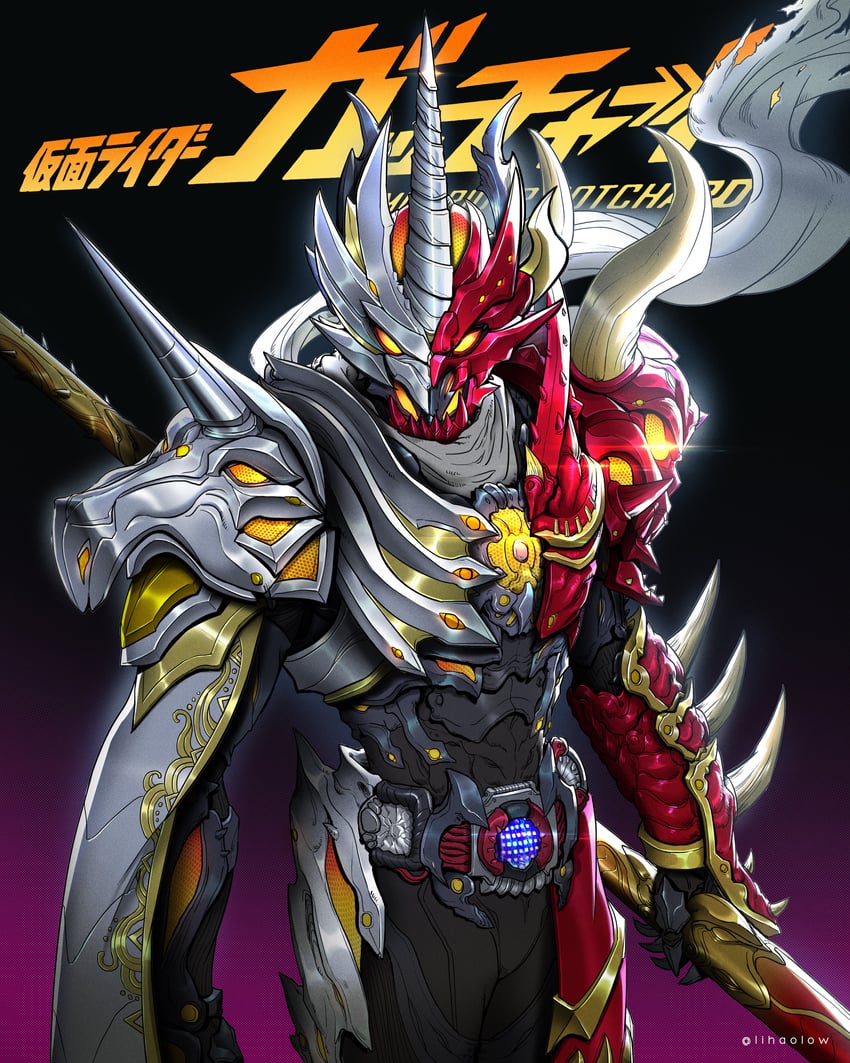 kamen rider dread and kamen rider dread type three (kamen rider and 1 more) drawn by lihaolow
