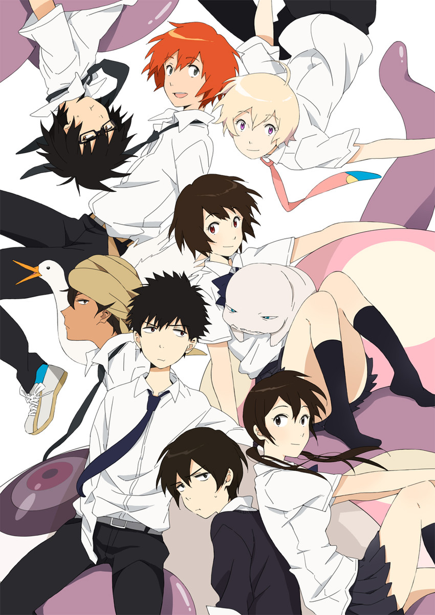 haru, sanada yuki, yuki, cenco, usami natsuki, and 5 more (tsuritama and 1 more) drawn by mako_(macomaco7)